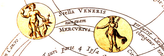 Merkur und Venus Merkur und Venus