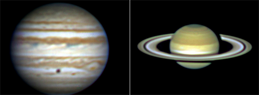 Jupiter und Saturn