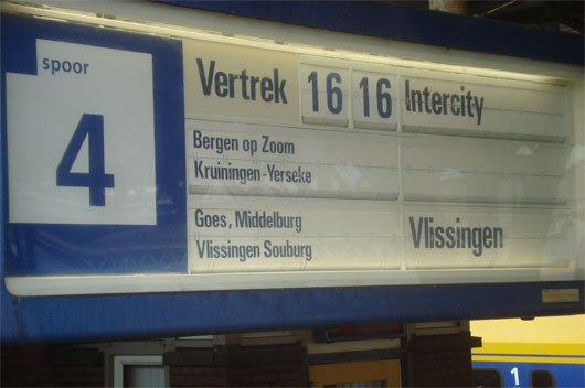 Auf dem Gleis in Roosendaal