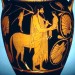 Griechische Vase mit Chiron